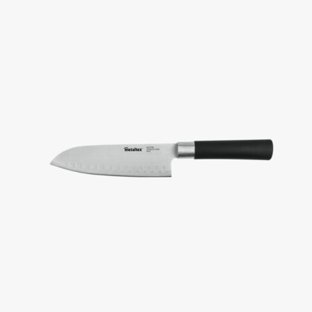 Нож на готвача релефен Asia Santoku Metaltex (31 сантиметра)