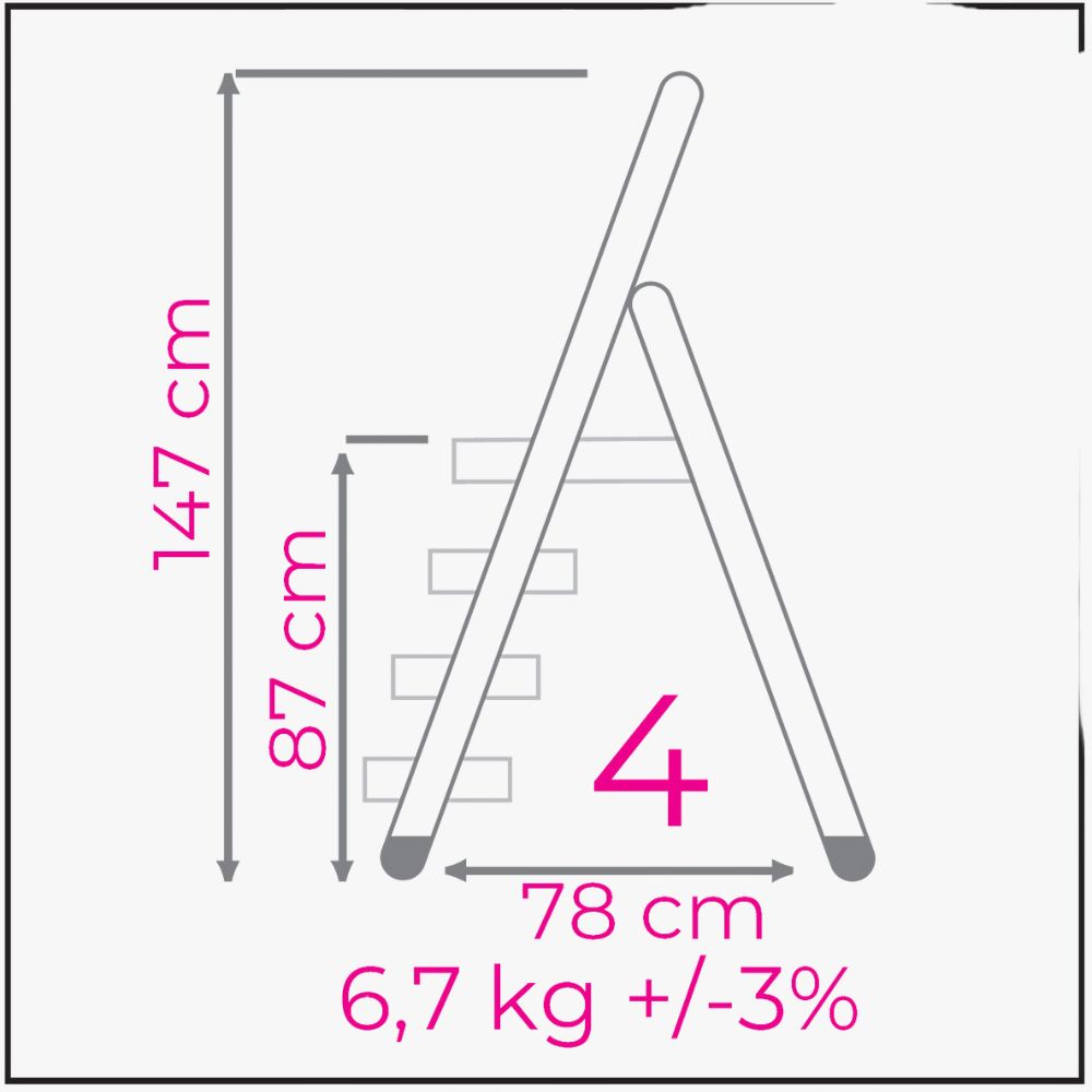 Household Ladder Supermax Plus 4 - Image 5